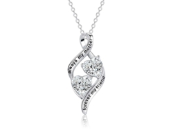 2026-collares De Plata Ley 925 Para Mamá Regalos De Día De La Madre Cumpleaños Amiga Eterno