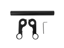 Vlrla-extensor De Manillar Para Patinete Eléctrico Ligero De Aleación Compatible Con M365 Pro Pro2 Negro