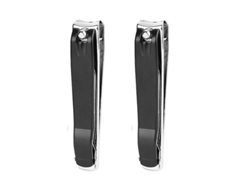 2 Tijeras Grandes De Acero Inoxidable Para Uñas De Manos Y Pies, Resistentes Y Afiladas, Con Mango Ergonómico.