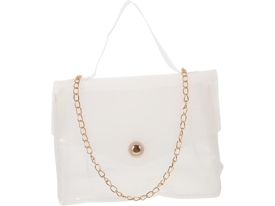1 Neceser De Maquillaje De Pvc Transparente, Bolsa De Aseo Portátil Para Viajes Y Almacenamiento.