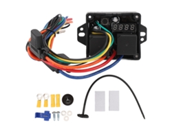 Kit De Control Digital Para Ventilador Térmico De 12 V Con Interruptor Eléctrico De Temperatura Ajustable.