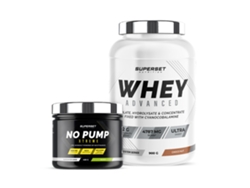 Programa de acondicionamiento físico energético 100 Whey Proteine Advanced 900 g Choco Nut No Pump Xtreme Mojito Superset Nutrition