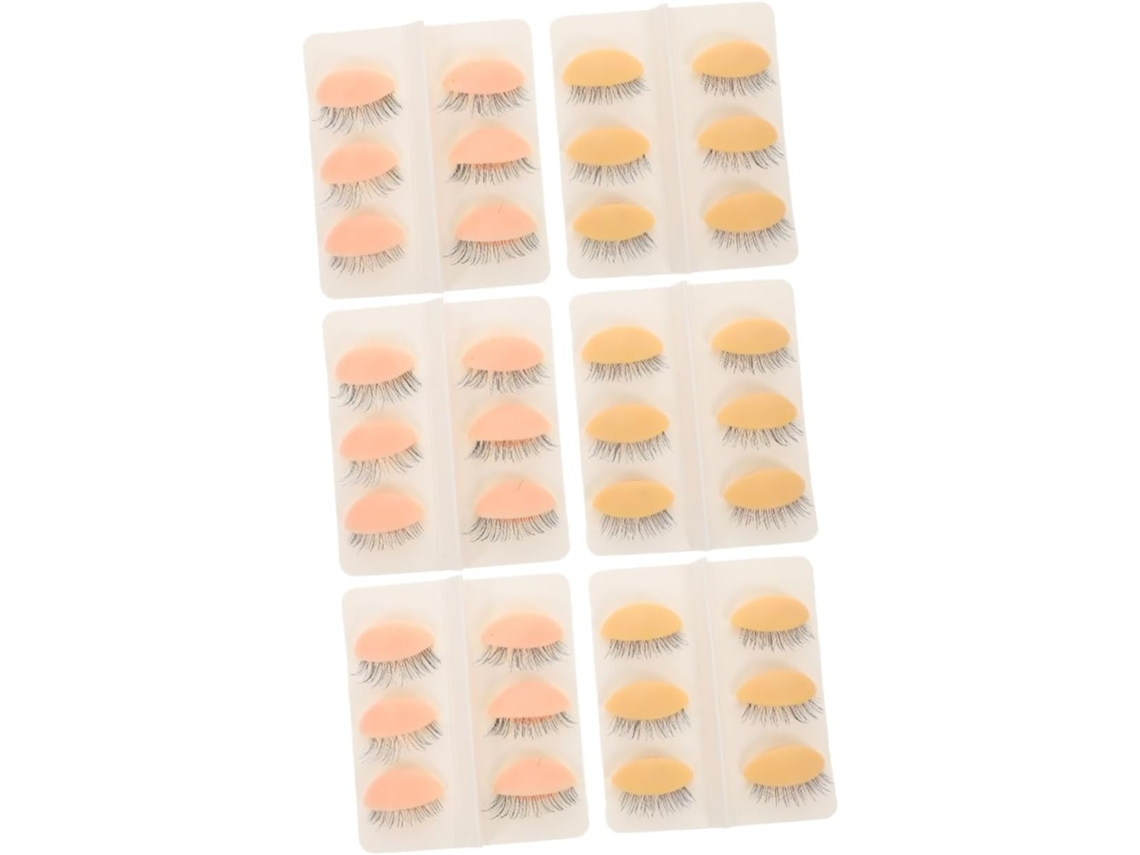 18 Paires Modèle De Cils Greffés Bandeau Fausse Tresse Affronter Maquyte Paupières En Silicone