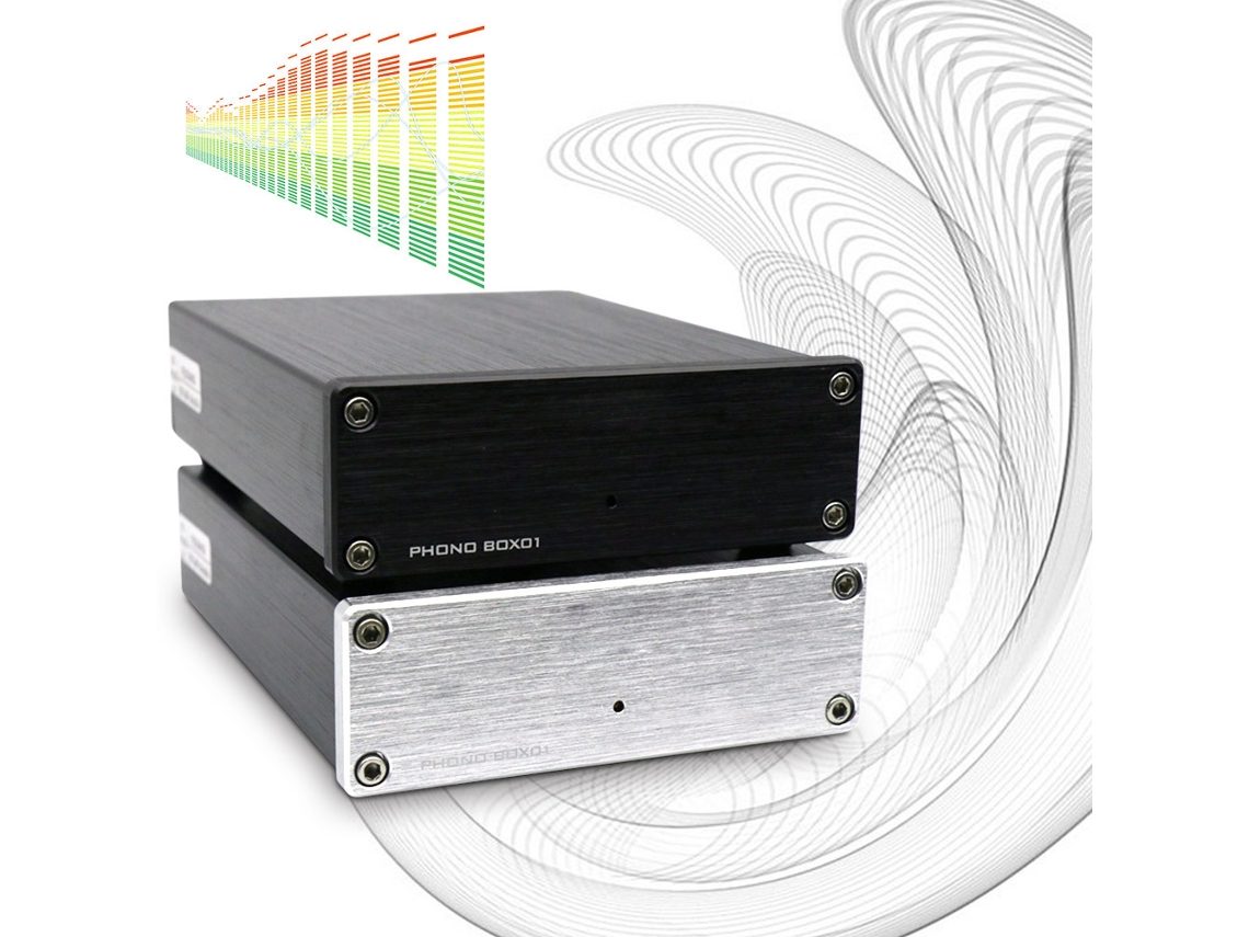 Pré-amplificador De Cartucho Mini Mm Fonográfico Box01 Hifi Amp Amplificador Para Tocador De Vinil