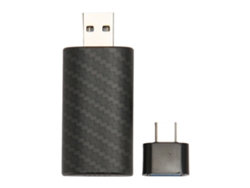 Cable Adaptador Convertidor Inalámbrico Carplay A Dongle Inalámbrico Con Carcasa De Fibra De Carbono, Plug And Play Para Vehículos.