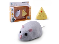 HALINUIA 8882a b Ratón eléctrico (control remoto infrarrojo simulado, gris y blanco)