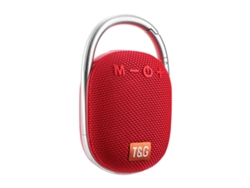 (rojo) Mini Altavoz Bluetooth Portátil De Baja Frecuencia Inalámbrico Impermeable