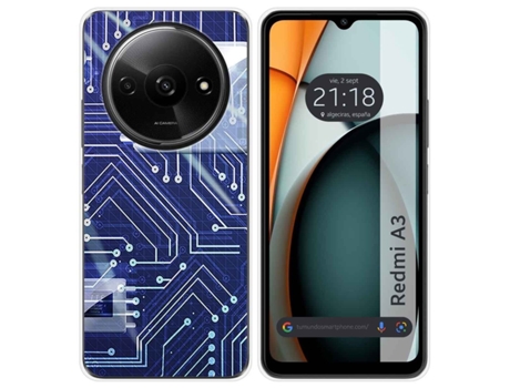Funda para Xiaomi Redmi A3 TUMUNDOSMARTPHONE Silicona Multicolor