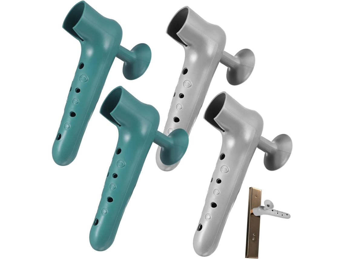 Juego De 4 Piezas Que Incluye Protectores De Pared, Manijas De Puerta, Fundas De Silicona, Botones...