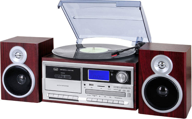 Microcadena TREVI TT 1070E Reproductor CDs y BT (Madeira)