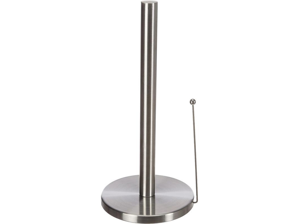 Soporte para toallas de papel, independiente, de acero inoxidable resistente a roturas, mide Ø15x32cm, accesorio de cocina ideal.
