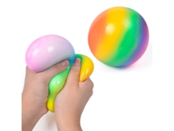 Pelota Antiestrés Arcoíris De 7 Cm - Ejercicio De Manos Para Aliviar El Estrés Con Material Tpr