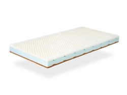 Colchón de cuna Xaluca Organic Candy de 60x120 cm, 11 cm de alto, extraíble, viscoelástico y transpirable.