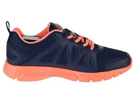 Zapatillas Deportivas REEBOK Trainfusion Nine 2 Mujer (Grafite, Naranja - Tela, Material Sintético - 36)