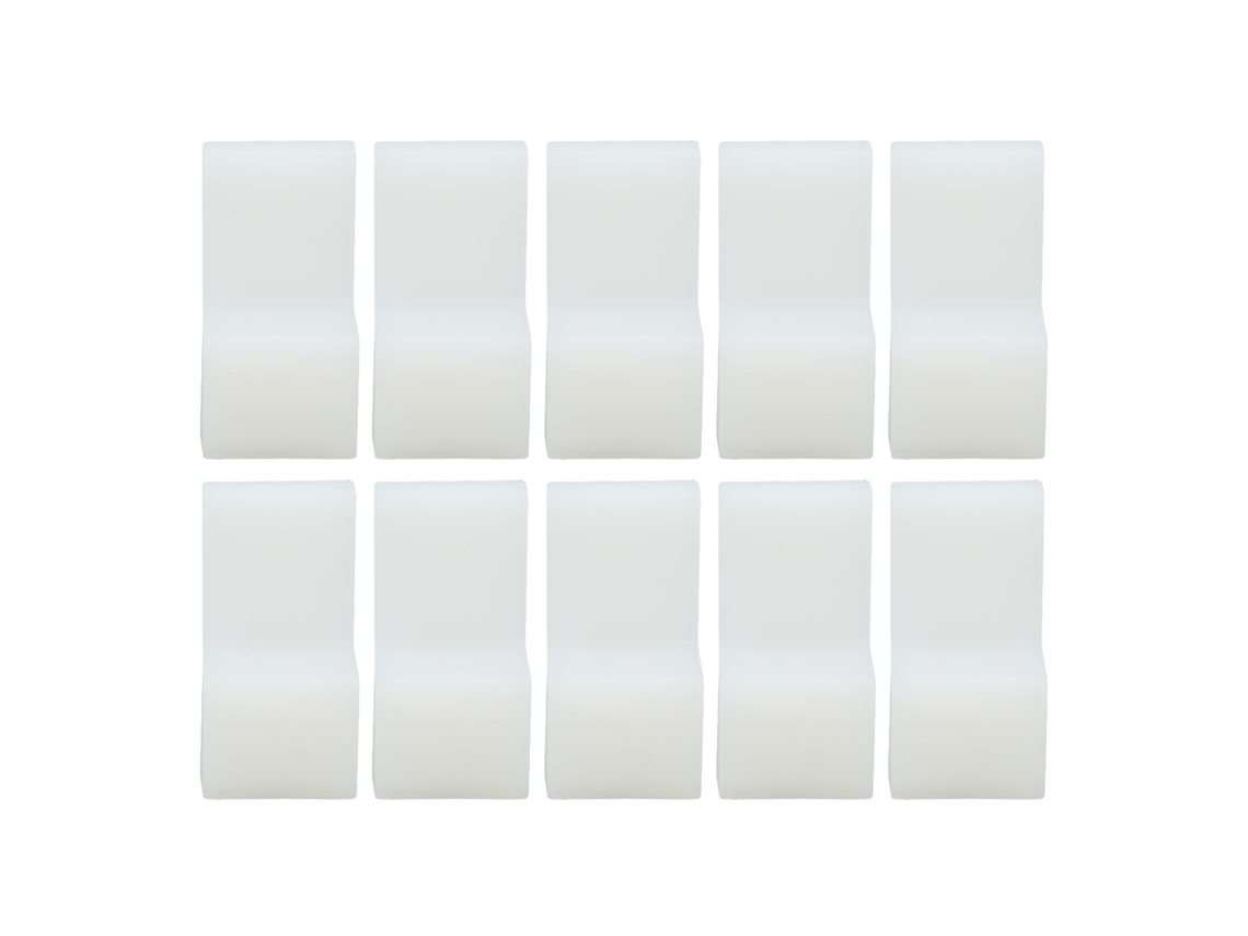 10 Protectores De Esquina De Silicona Transparente (en Forma De H) De 2,5 X 2,5 X 4,7 Cm Para La Seguridad De Los Muebles Infantiles.