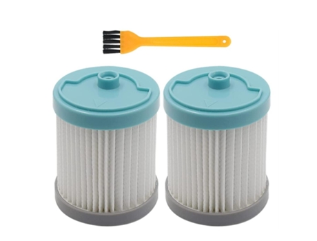 Pacote com 2 filtros hepa pós-motor com escova para tineco a10 hero/master