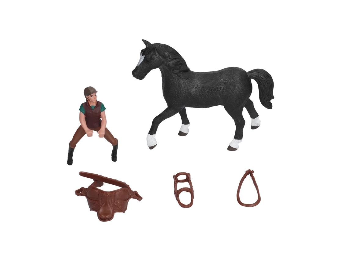 Figura De Jinete De Caballo De Rodeo De Pvc, Regalo Para Decoración De Cumpleaños Infantil.