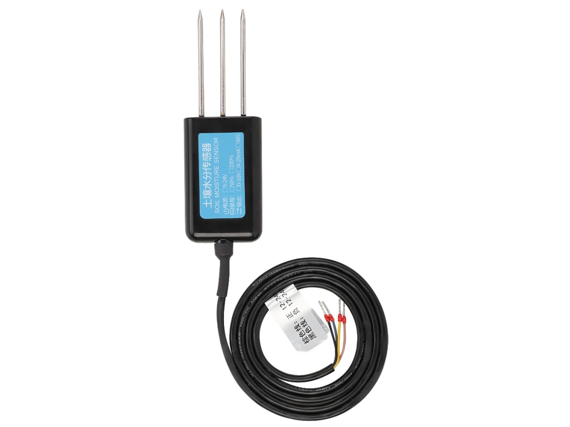 Sensor De Humedad Del Suelo Resistente Al Agua Con Salida De 4-20 Ma Para Invernaderos Y Sistemas De Riego.