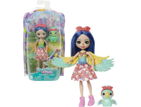 Muñeca ENCHANTIMALS Enchantimals Prita Parakeet & Flutter (Edad Mínima: 4 Años)