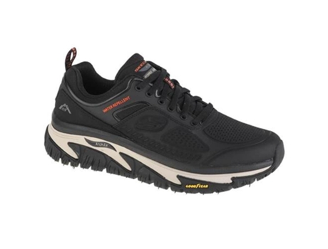 Zapatillas Deportivas SKECHERS Arch Fit Road Walker Hombre (Negro -Cuero Natural -47,5)