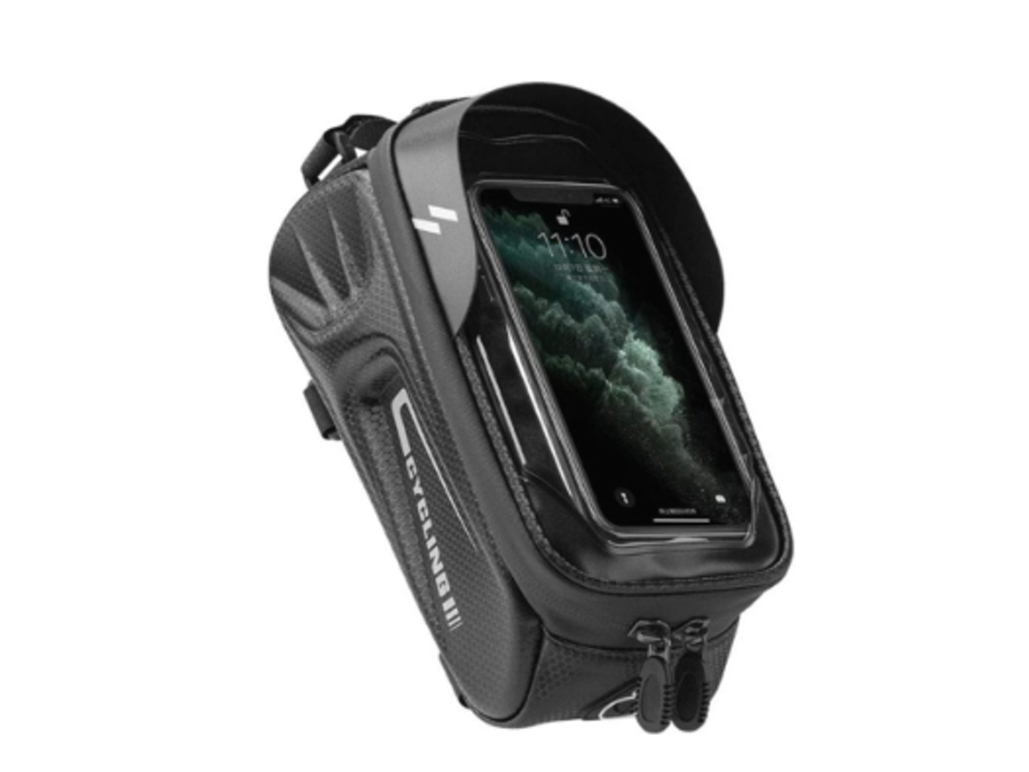 Bolsa Impermeable para Cuadro de Bicicleta con Soporte para Pantalla Táctil Ideal para Almacenamiento YEMAESRE.