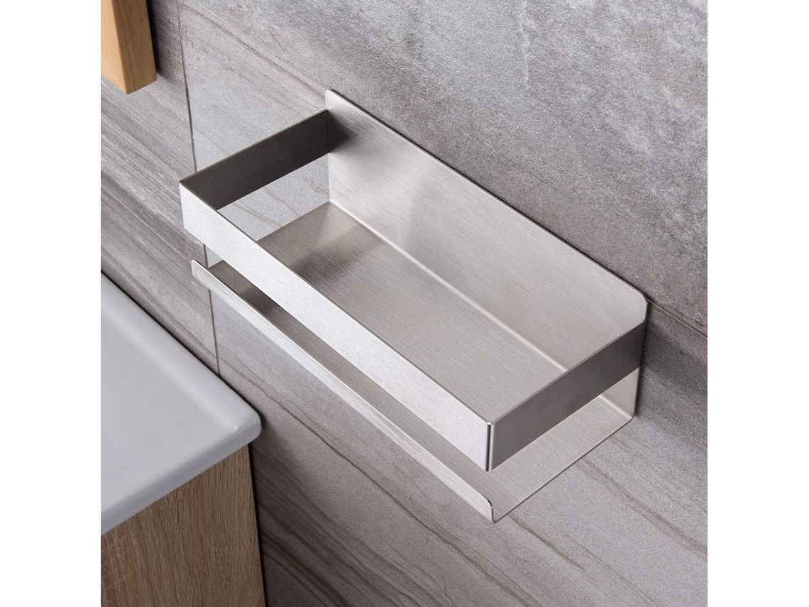 Soporte adhesivo para champú de ducha 2026, no requiere taladrar, estante de baño de acero inoxidable SUS304, 23x10x8cm