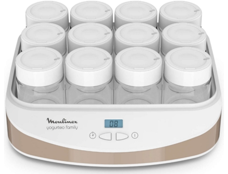 Yogurtera MOULINEX Yg233A10 12 Tarros de 200ml 21W