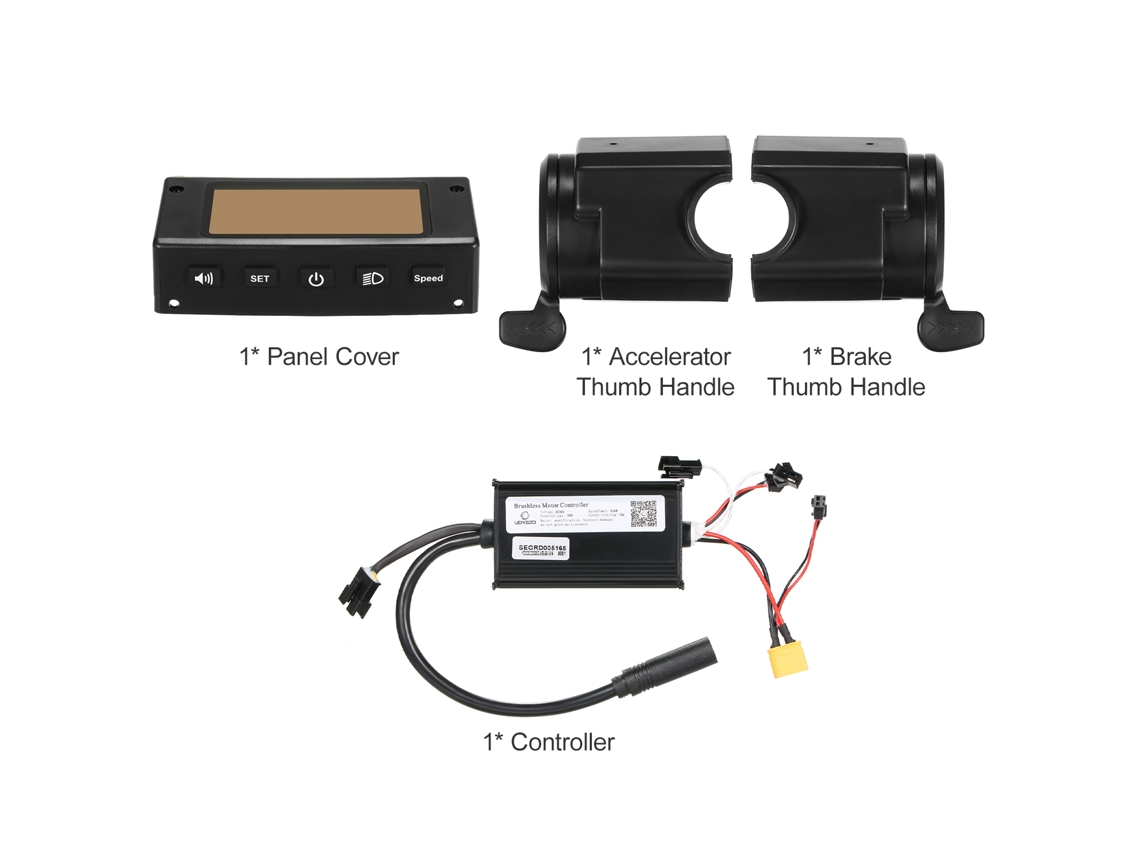 Controlador De Motor Sin Escobillas De 36 V Con Panel De Visualización Y Manillar Para Patinete Eléctrico Kugoo S1/s2/s3 Etwow De 8 Pulgadas.