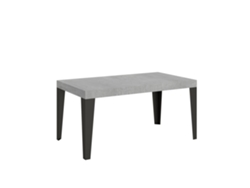 Mesa de Comedor ITAMOBY Flame (90x160/420 - Paneles de Melamina - Cemento)