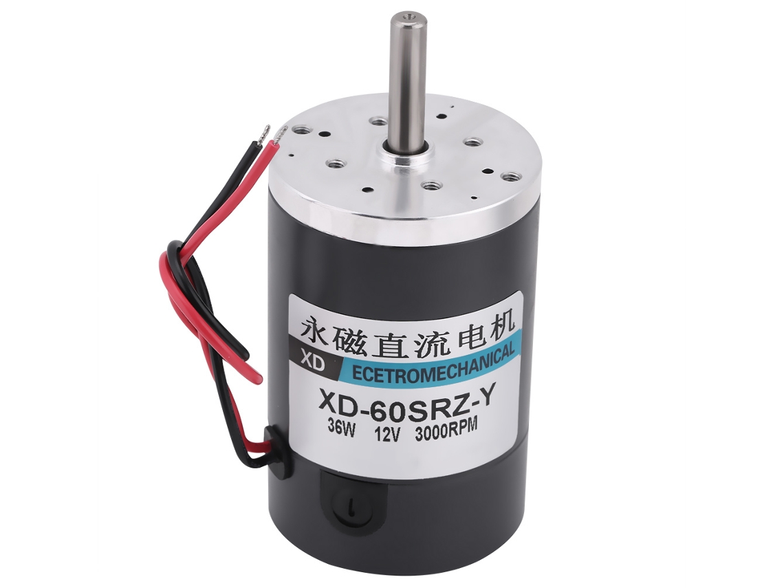 Motor dc de 36w ímã permanente alta velocidade e grande torque 3000rpm 12v | S/MARCA