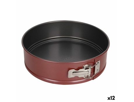 Molde Desmontable QUTTIN Redondo 0,5 mm 24 x 6,8 cm (12 Unidades)