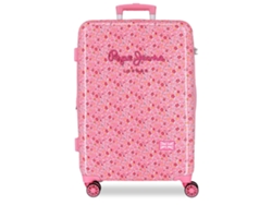Maleta mediana Alenka Abs rosa Pepe Jeans