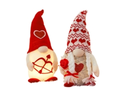 Muñeco de gnomo con luz, regalo de San Valentín, amor