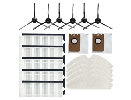 Cepillo Lateral Hepa para fregonas, bolsa de polvo, filtro de vacío para Robot Proscenic M7 Pro Lenovo T1 Pro, accesorios de repuesto para aspiradora