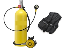 Mini Botella De Rebreather Para Buceo De 2 Litros, Equipo Portátil (color: