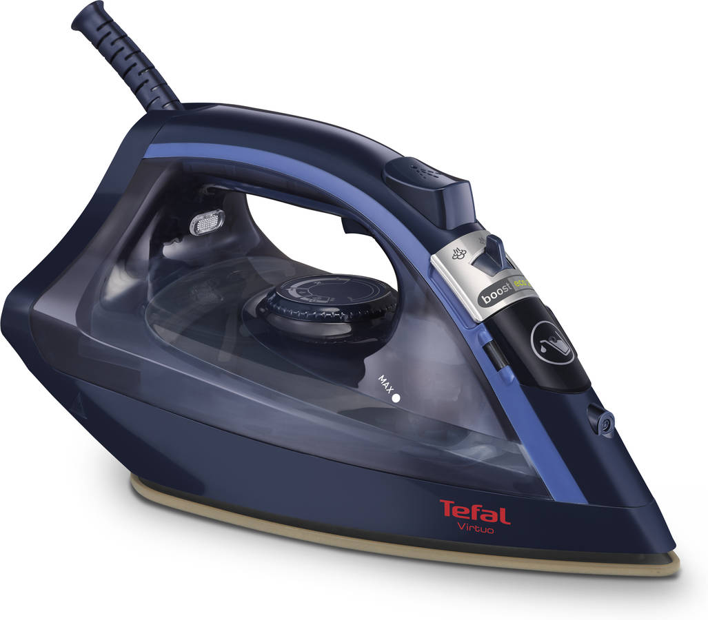 Plancha de vapor TEFAL Virtuo FV1739E0 (Chorro vapor: 90 g/min - Suela: Cerámica)