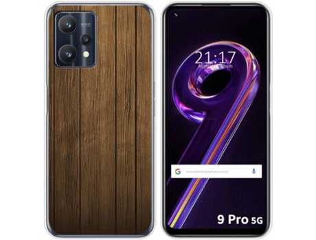 Carcasa para Realme 9 Pro 5G TUMUNDOSMARTPHONE Dibujos Madera Multicolor
