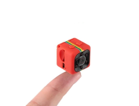 Mini câmera esportiva, visão noturna dv infravermelho, vídeo digital automotivo[vermelho-960p]