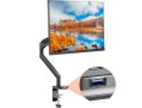 VEVOR Pantalla de soporte 13 -35, brazo de monitor de resorte de gas totalmente ajustable, soporta hasta 26.4 libras, soporte de montaje VESA