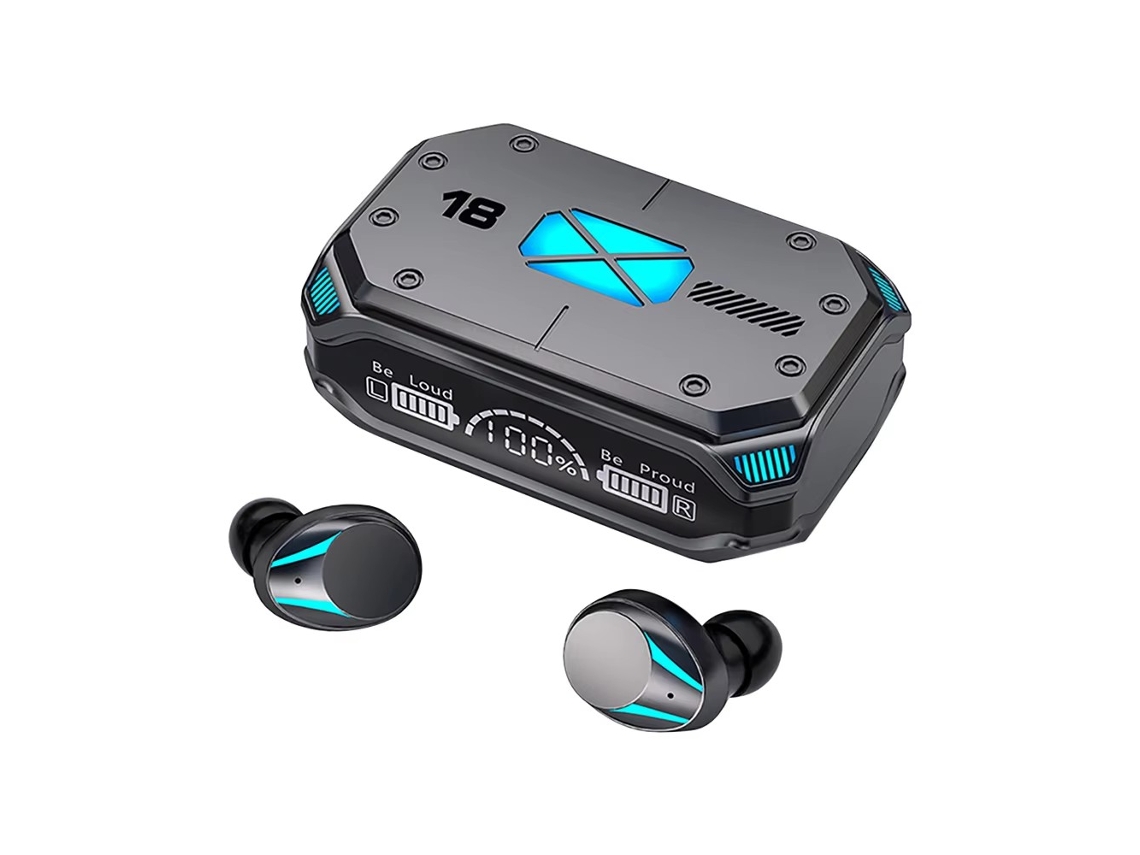 Auriculares Estéreo Bluetooth M41 (negros), Pantalla Táctil, Altavoz Inalámbrico Con Carga Magnética