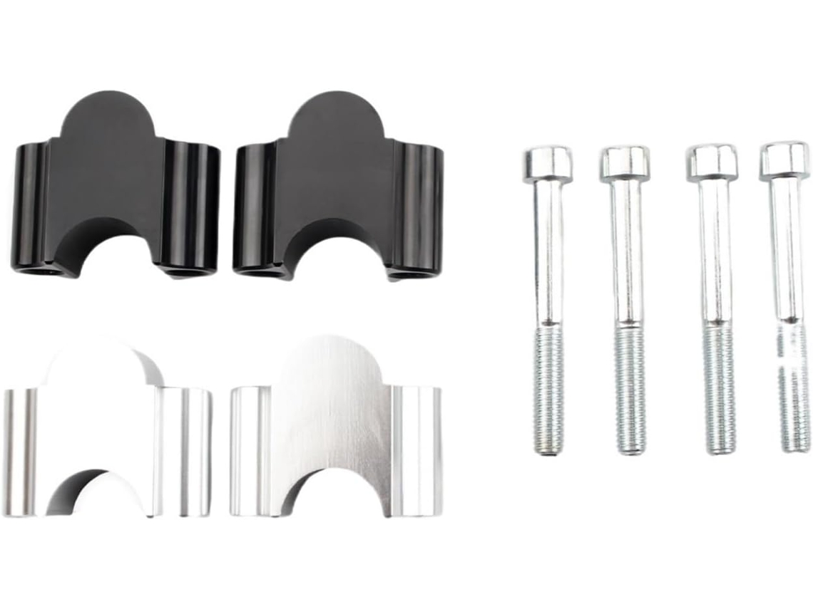 Adaptador Elevador De Manillar Motocicleta Vibraciones Fácil Instalar