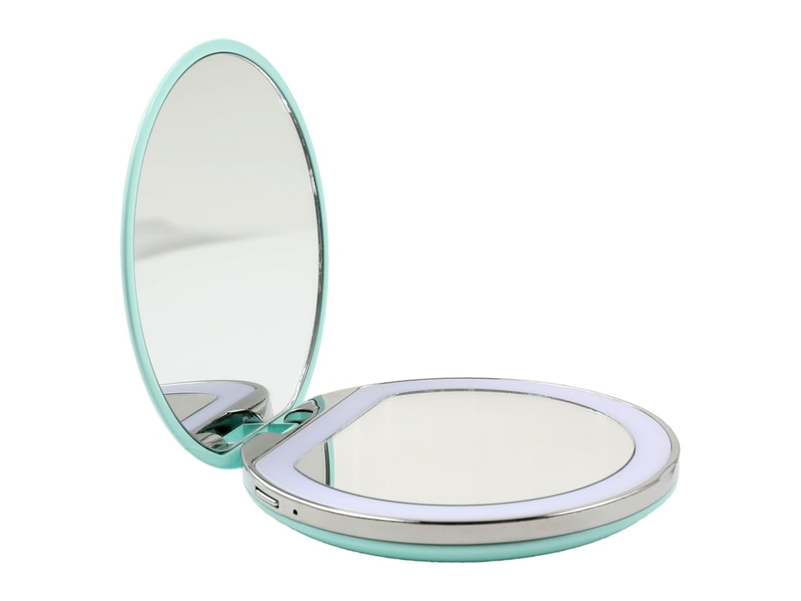 Espejo De Maquillaje Boo, Iluminación En Forma De L, Ajustable, Conector Usb, Maquill*