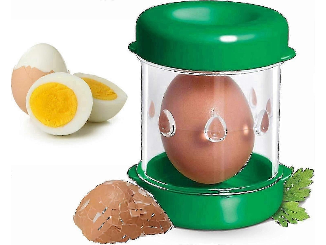 Pelador de huevos portátil manual rápido, separador de cáscaras de huevos cocidos, máquina mágica increíble, elimina cáscaras de huevo - Yvan Rosewell