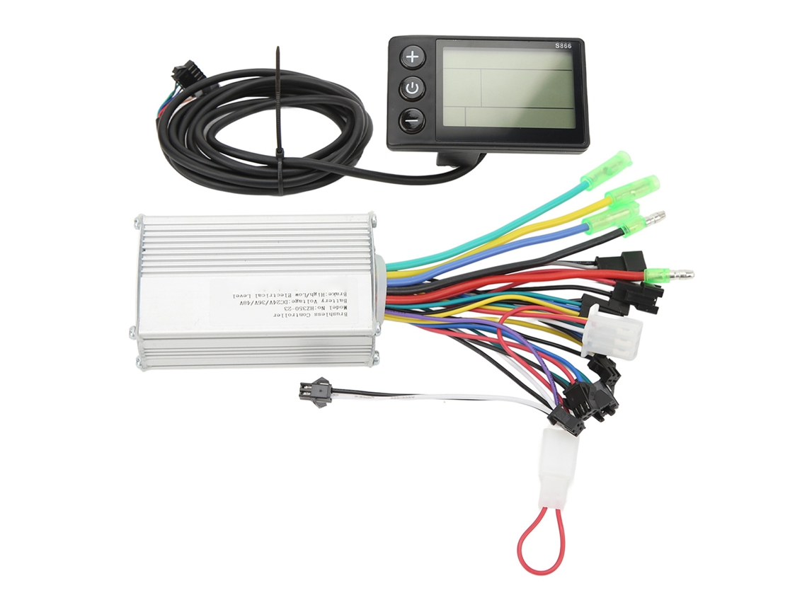 Controlador Para Bicicletas Eléctricas De 24v, 36v Y 48v, 350w, Con Pantalla Impermeable Para Bicicletas Y Patinetes Eléctricos.