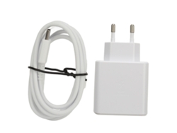 Cargador De Pared Blanco De 45 W Con Cable Usb-c De 1 M Para Smartphones.