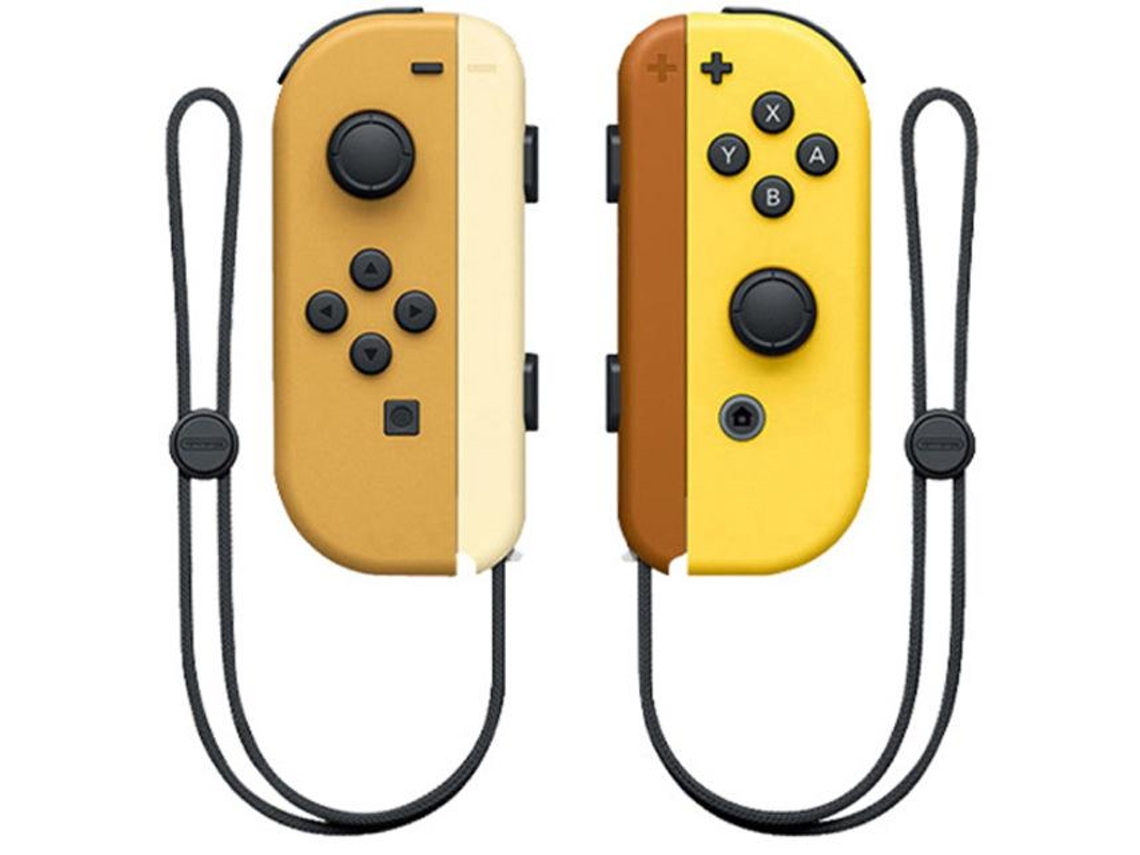 Mando inalámbrico Yizhood para Switch marrón y amarillo