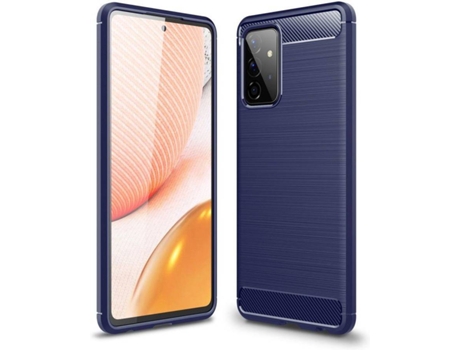 Carcasa Samsung Galaxy A72 4G 5G HFS-HOUSE Carbone Azul