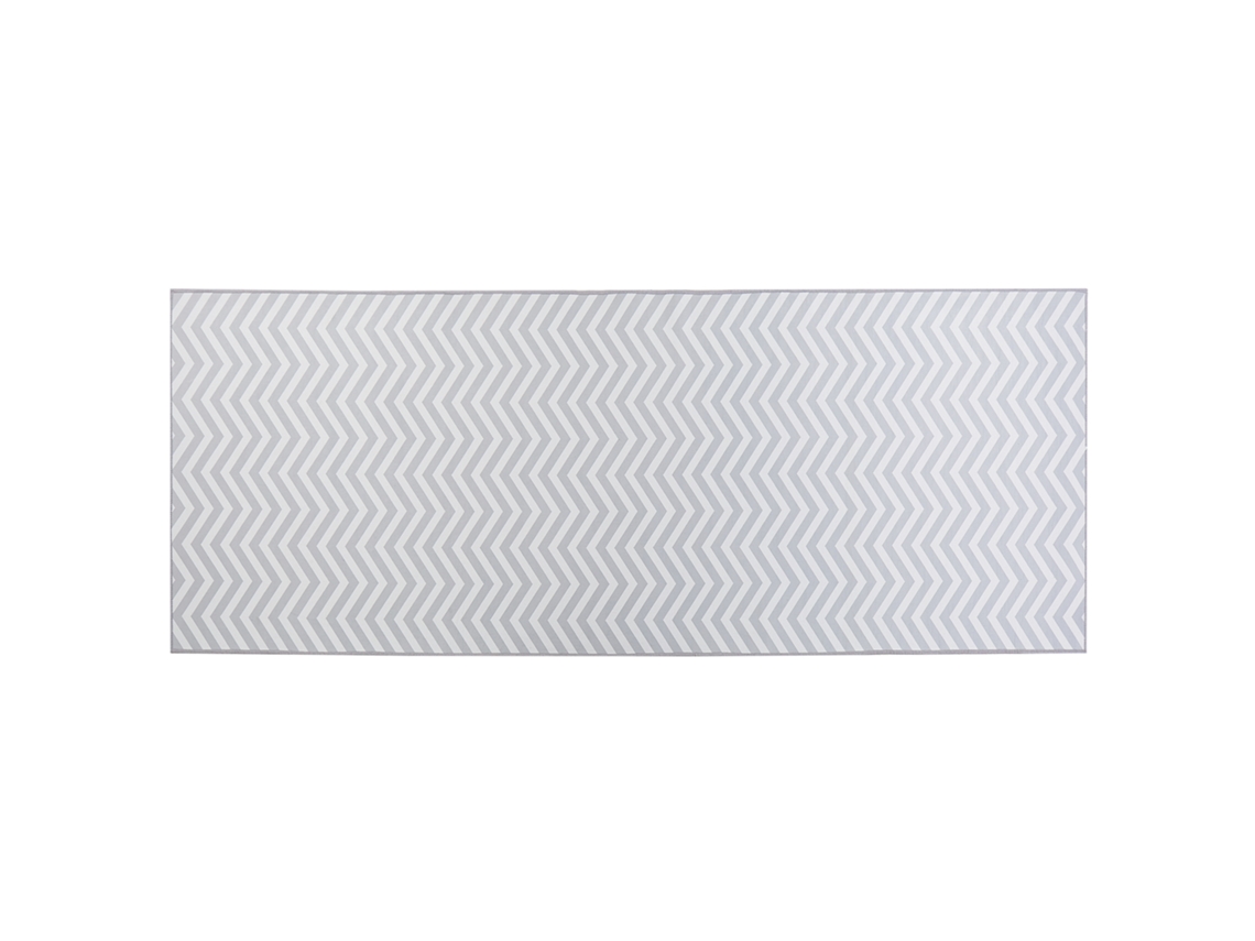 Alfombra BELIANI Saikheda de Poliéster Gris 80x200