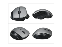 Ratón Vertical Óptico Inalámbrico 2.4g 6 Teclas Ergonómico 3 Velocidades Ajustables Para Pc Portátil Gris