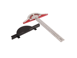 Regla De Borde Ajustable Para Carpinteros De 0° A 180°, De Acero Inoxidable De Alta Precisión, Protector De Medición T De 10 Pulgadas.